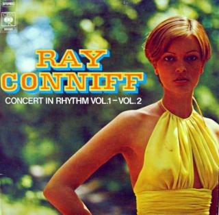 2xLP Ray Conniff – Concert In Rhythm Vol.1 - Vol.2 (Obě desky jsou v dobrém stavu, lehké stopy používání. Rozevírací obal je taky pěkný s jednou malou oděrkou.)