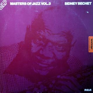 2xLP Sidney Bechet ‎– Masters Of Jazz Vol.3 (ROZEVÍRACÍ OBAL, DOBRÝ STAV (Germany, 1978))