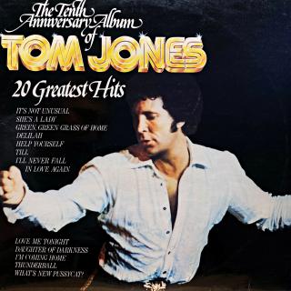 2xLP Tom Jones – 20 Greatest Hits (Obě desky jsou v krásném a lesklém stavu. Výborný a čistý zvuk. Rozevírací obal je taky v pěkném a lesklém stavu.)