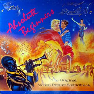 2xLP Various ‎– Absolute Beginners (The Original Motion Picture Soundtrack) (Desky lehce ohrané s jemnými vlásenkami. Mírný praskot pouze v tichých pasážích. Rozevírací obal v pěkném stavu, jen drobné oděrky na hranách (Album, Europe, 1986, Soundtrack, Ro