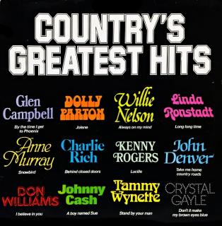 2xLP Various ‎– Country's Greatest Hits (Obě desky i rozevírací obal jsou v bezvadném, lesklém a krásném stavu.)