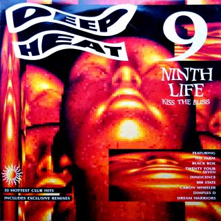 2xLP Various ‎– Deep Heat 9 Ninth Life - Kiss The Bliss (KOMPIALCE, UK, 1990, Oldschool House, Electro, Hip Hop)
