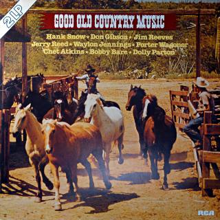 2xLP Various ‎– Good Old Country Music (Desky jsou mírně ohrané, vlásenky a drobné povrchové oděrky. Zvuk je ok, jen mírný praskot v záznamu. Rozevírací obal je v dobrém stavu, pouze asi 2 cm prosekntý hřbet.)