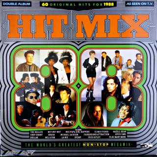 2xLP Various ‎– Hit Mix '88 (KOMPILACE, Mixed (UK, 1988,  Soul-Jazz, Reggae, Rock &amp; Roll, House, Breaks, Disco, RnB/Swing, Hip Hop, Electro))