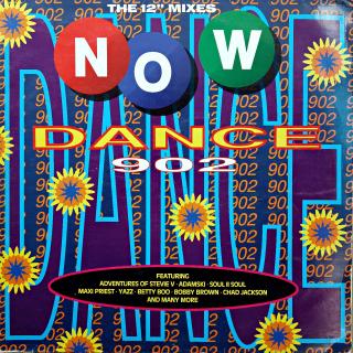 2xLP Various ‎– Now Dance 902 (Desky jsou hodně ohrané s výraznějšími škrábanci, ale hrají ok. Rozevírací obal mírně obnošený.)