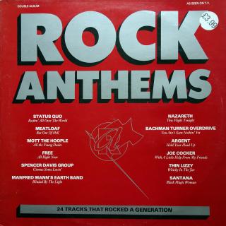 2xLP Various - Rock Anthems (KOMPILACE (UK, Ireland,1985) Blues Rock, Classic Rock, Glam, Hard Rock, Symphonic Rock)