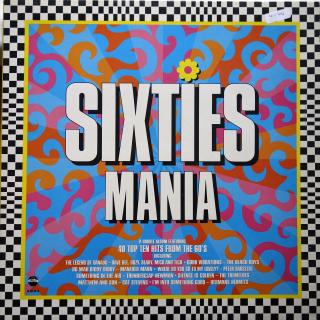 2xLP Various ‎– Sixties Mania ((1986) KOMPILACE, ROZEVÍRACÍ OBAL)