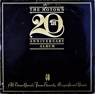 2xLP Various ‎– The Motown 20th Anniversary Album  (KOMPILACE (UK, 1980, Soul) OBAL V HORŠÍM STAVU, DESKY OK)
