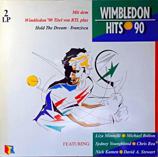2xLP Various ‎– Wimbledon Hits 90 (Desky jsou v dobrém stavu, pár vlásenek. Obal v pěkném stavu.)