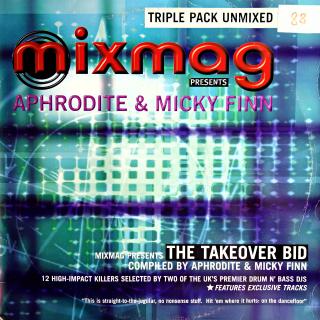 3x12  Aphrodite &amp; Micky Finn ‎– The Takeover Bid (Desky trochu ohrané, vlásenky a povrchové oděrky. Obal taky trochu obnošený.)