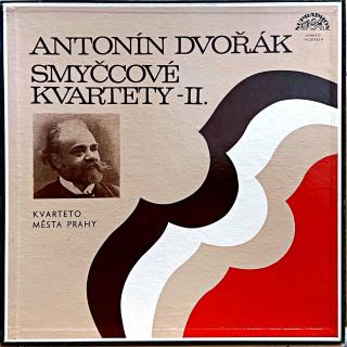 3xLP Antonín Dvořák - Kvarteto Města Prahy – Smyčcové Kvartety - II. (V kartonovém boxu včetně brožury (12 stran). Top stav i zvuk!)