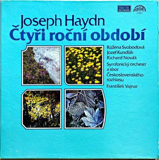 3xLP Joseph Haydn - Čtyři Roční Období (V kartonovém boxu včetně brožury (12 stran). Velmi pěkný stav i zvuk.)