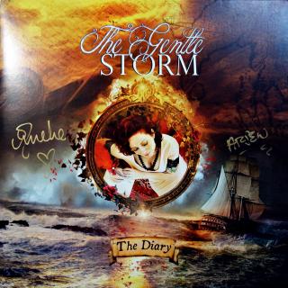 3xLP The Gentle Storm ‎– The Diary (Limitovaná Edice. Chybí CD. Rozevírací obal. Červený vinyl. Velmi dobrý stav. Drobné známky používání.)