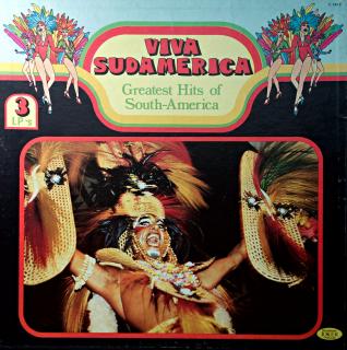 3xLP Viva Sudamerica - Greatest Hits Of South-America  (V kartonovém boxu. Desky jen mírně ohrané, velmi dobrý zvuk. Box je také jen lehce obnošený.)