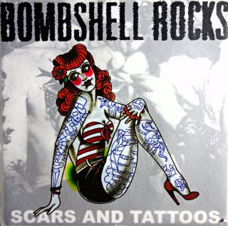 7  Bombshell Rocks ‎– Scars And Tattoos (Oranžový vinyl. Velmi dobrý stav desky i obalu. Včetně kódu pro download.)