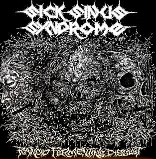 7  Sick Sinus Syndrome / Vomi Noir – Rancid Fermenting Disgust/Submersion Emeto  (Červený vinyl. Včetně přílohy a propagačního letáku.)