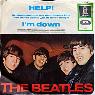 7  The Beatles – Help! (Deska je mírně ohraná, mnoho jemných vlásenek i velmi jemné povrchové oděrky. Hraje fajn, stále velmi dobrý a čistý zvuk. Obal je obnošený s roztrženou hranou viz foto.)