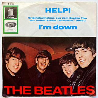 7  The Beatles – Help! (Deska je ohraná s mnoha vlásenkami i drobnými jemnými oděrkami. Hraje velmi dobře, jen mírný praskot v záznamu. Obal je mírně obnošený.)
