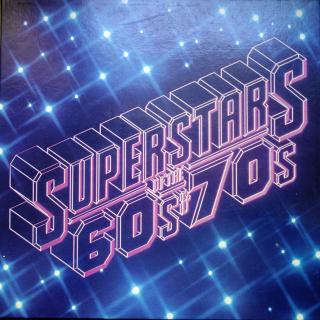 BOX 10xLP Various ‎– Superstars Of The 60s &amp; 70s ((1978) KOMPILACE, V KARTONOVÉM BOXU, VINYLY V TVRDÝCH OBALECH, PĚKNÝ STAV)