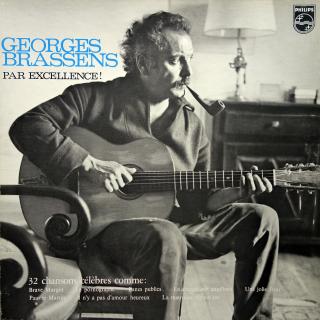 BOX 2xLP Georges Brassens - Georges Brassens Par Excellence! 32 Chansons Célèbre (KOMPILACE, V KARTONOVĚM BOXU, VÝBORNÝ STAV, Made In Netherlands, Chanson)