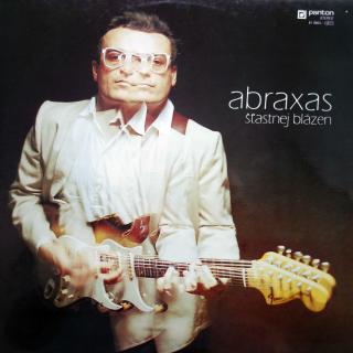 LP Abraxas ‎– Šťastnej Blázen (Deska mírně ohraná, jemné vlásenky a drobné povrchové oděrky. Hraje fajn, čistý zvuk. Obal ve velmi dobrém stavu (Album, CZ, 1987, Pop Rock))