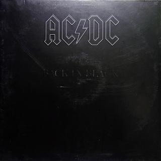 LP AC/DC ‎– Back In Black (Deska v dobrém stavu, jen pár vlásenek. Výborný zvuk. Obal lehce obnošený. Orig. vnitřní obal s potiskem.)