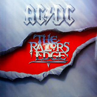 LP AC/DC ‎– The Razors Edge (Deska mírně ohraná, mnoho jemných vlásenek. Nicméně hraje stále fajn, čistý zvuk. Obal ve velmi dobrém stavu.)