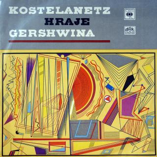 LP Andre Kostelanetz Se Svým Orchestrem - Kostelanetz Hraje Gershwina (Deska mírně ohraná, mnoho jemných vlásenek. Hraje fajn, bezvadný a čistý zvuk. Obal taky mírně obnošený. Stereo verze.)