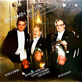 LP B. Britten, P. Schreier, B. Warchal – Serenade For Tenor Solo, Horn And St... (Velmi pěkný stav i zvuk.)