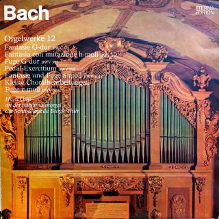 LP Bach, Hans Otto – Orgelwerke 12 (Hans Otto An Der Silbermannorgel Der...) (Pěkný stav i zvuk.)