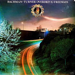 LP Bachman-Turner Overdrive ‎– Freeways (Deska je lesklá a v perfektní kondici, jako nová. Hraje výborně, mírný praskot mezi skladbami. Obal je taky pěkný s jedním rohem lehce naraženým a druhým ustřihnutým (import). Orig. vnitřní obal s potiskem.)