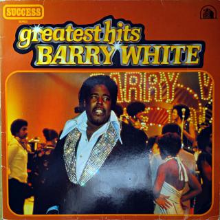 LP Barry White ‎– Greatest Hits Barry White (Deska je v horším stavu, výrazné škrábace a oděrky. Nicméně stále hraje fajn, jehla drží v drážce, místy lupanec a výraznější praskot v záznamu. Obal mírně obnošený.)