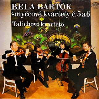 LP Béla Bartók - Talichovo Kvarteto – Smyčcové Kvartety Č. 5 A 6 (Top stav i zvuk!)