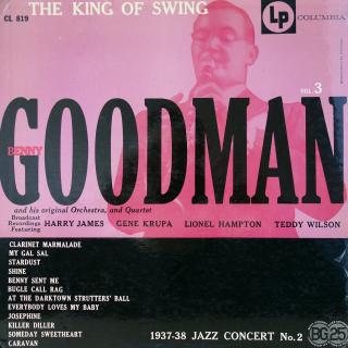 LP Benny Goodman And His Orchestra (1937-38 Jazz Concert No. 2 - The King Of Swing Vol. 3)