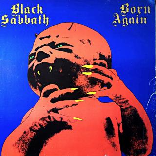 LP Black Sabbath ‎– Born Again (Deska trochu ohraná. Hodně jemných vlásenek a otisků prstů. Obal má natrženou přední stranu viz foto.)