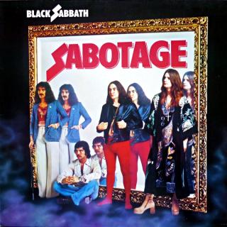 LP Black Sabbath – Sabotage (Deska je hodně ohraná, posetá jemnými vlásenkami. Hraje stále dobře s mírným praskotem v záznamu, v tichých pasážích praskot výraznější. Obal je ve velmi pěkném a lesklém stavu.)