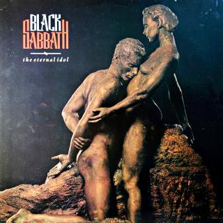 LP Black Sabbath ‎– The Eternal Idol (Deska trochu ohraná, hodně jemných vlásenek. Obal je ve velmi dobrém stavu.)