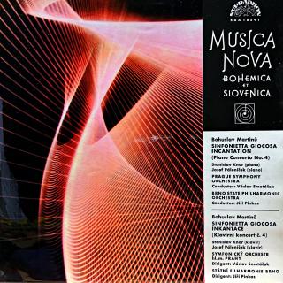 LP Bohuslav Martinů – Sinfonietta Giocosa / Incantation (Piano Concerto No. 4) (Rozevírací obal. Včetně brožury (12 stran). Velmi pěkný stav i zvuk!)
