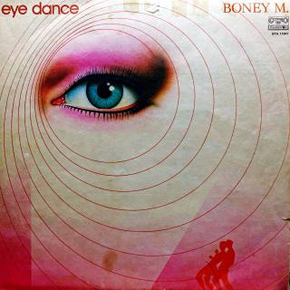 LP Boney M. ‎– Eye Dance (Deska je mírně ohraná. Mírný praskot v tichých pasážích. Obal je trochu obnošený a má horní hranu spravenou lep. páskou.)