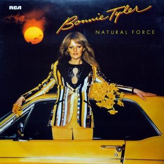 LP Bonnie Tyler ‎– Natural Force (Deska je v pěkném stavu, jen lehce ohraná s jemnými vlásenkami. Bezvadný a čistý zvuk. Obal je v krásném stavu.)