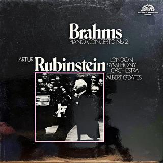 LP Brahms, Artur Rubinstein, Albert Coates – Piano Concerto No. 2 (Velmi pěkný stav i zvuk!)