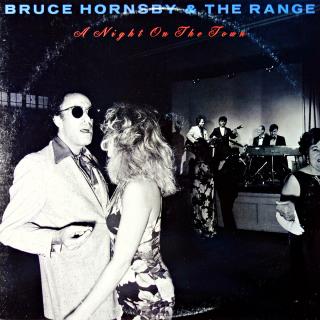LP Bruce Hornsby &amp; The Range ‎– A Night On The Town (Deska mírně ohraná, jemné vlásenky. Na obalu vytlačený obrys korouče.)