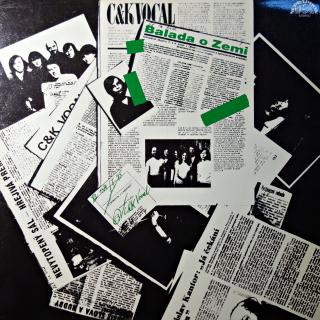 LP C&amp;K Vocal ‎– Balada O Zemi (Deska i obal jsou v bezvadném a lesklém stavu, jako nové. Perfektní a čistý zvuk.)