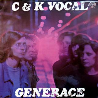 LP C &amp; K Vocal ‎– Generace (Deska je v krásném a lesklém stavu, jen pár jemných vlásenek. Obal je taky ve velmi pěkném stavu, pouze lehce ohnutý jeden roh.)