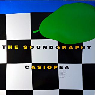 LP Casiopea ‎– The Soundgraphy (Včetně insertu s barevnými fotkami a japonskými texty (4 strany). Deska v dobrém stavu, pouze jemné vlásenky. Obal v perfektní kondici.)