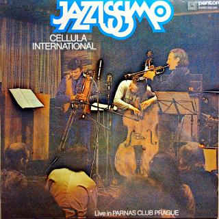 LP Cellula International ‎– Jazzissimo (Deska i obal jsou ve velmi dobrém stavu (Album, CZ, 1982, Fusion, Contemporary Jazz, Latin Jazz))