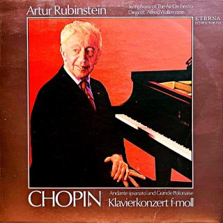 LP Chopin, Rubinstein, Wallenstein – Klavierkonzert F-moll, Andante Spianato... (Pěkný stav i zvuk!)