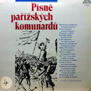 LP Chorale Populaire De Paris ‎– Písně Pařížskych Komunardů (Deska i obal jsou ve velmi pěkném stavu.)