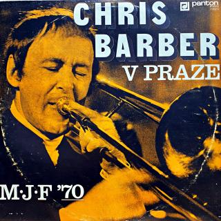 LP Chris Barber – V Praze (Deska je v bezvadném a lesklém stavu, pravděpodobně nehraná. Obal je taky pěkný, jen trochu vytlačený obrys kotouče.)