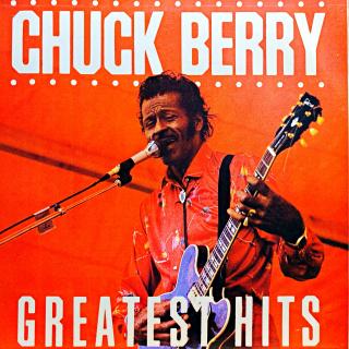 LP Chuck Berry – Greatest Hits (Deska je v perfektním a lesklém stavu, pravděpodobně nehraná. Obal je taky v krásný a lesklý, jen cenovka na zadní straně.)